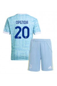 Juventus Lois Openda #20 Babyklær Borte Fotballdrakt til barn 2025-26 Korte ermer (+ Korte bukser)